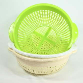 cedník-košík na ovoce d26,5x10, stojící, plast
