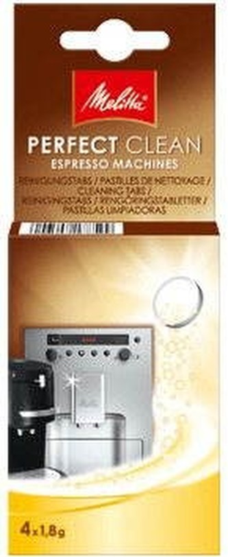 Melitta perfect clean čisticí tablety pro espresso kávovary 4x 1,8g