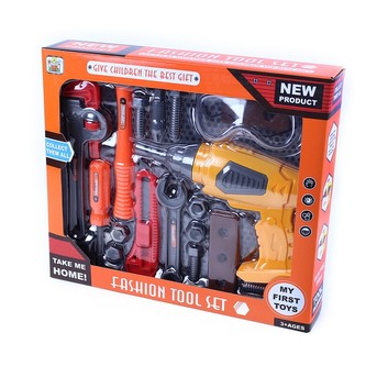 súprava náradia s funkčnou vŕtačkou