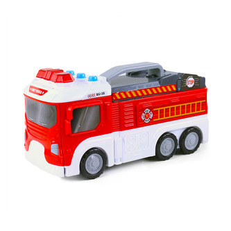 Hasičské auto rozložitelné na základnu, se zvukem a světlem Hasičské auto rozložitelné na základnu, se zvukem a světlem