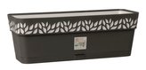 truhlík  50cm  GRAFIT/šedá CLOE+miska