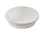 podnos d28cm, otočný, biely plast