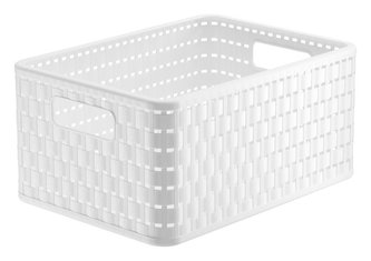 koš-box 11,0l bílý COUNTRY A5+, 32,8x23,8x16, plast