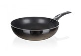 pánev d28x8,0cm WOK BLACK CUISINO, nepř.p.,indukce