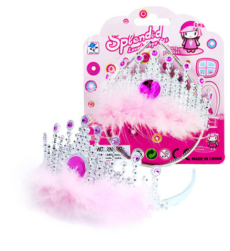 korunka s perím princezná