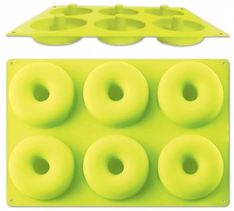 forma 29x17,5cm 6xDONUT (BAGEL), 29x17,5cm, silikon
