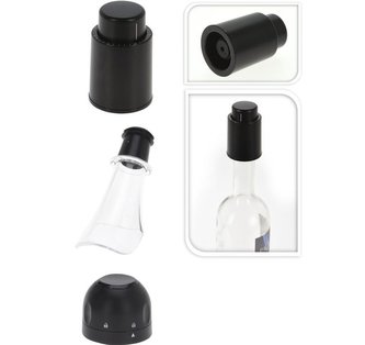 set na víno 3ks, zátky + nálevka