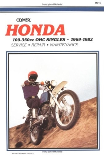 Honda 100-350cc OHC Singles Motorcycle (1969-1982) Service Repair Manual