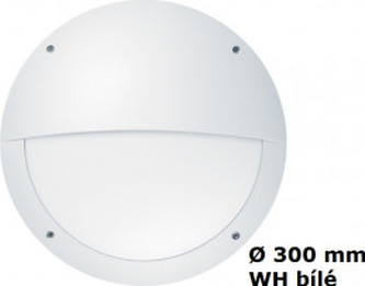 TOM LED EYE přisazené svítidlo bílé 300mm 900lm 18W 4000K IP66