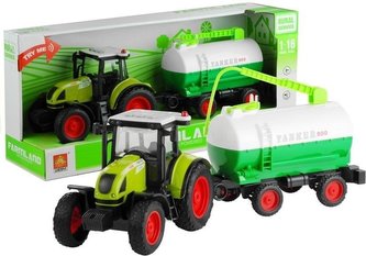 Traktor z cysterna i napędem dźwięk 37,5cm