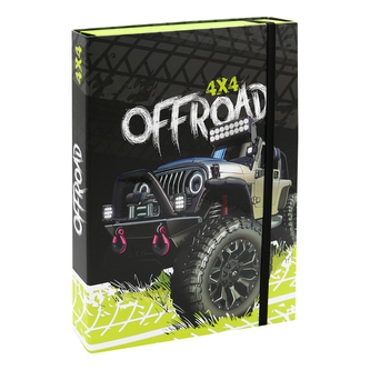 Box na sešity A4 Jumbo MaXi - Offroad