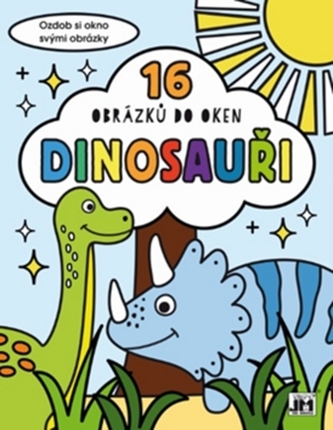 Dinosaury 16 obrázkov do okien