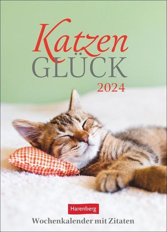 Katzenglück Wochenkalender 2024