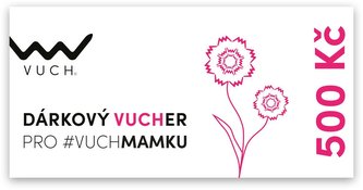 Papírový dárkový VUCHER v hodnotě 500 Kč ke Dni matek