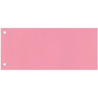 Papírový rozřazovač 1/3 Q-Connect, růžový, 100 ks
