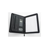 Konferenční desky A4 s kalkulačkou, černé