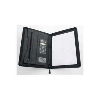 Konferenční desky A4 s kalkulačkou, černé
