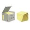 Recyklované bločky Post-it, 76 x 76 mm, žluté