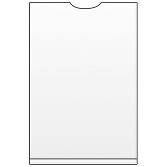 Samolepicí kapsy na pořadače,10,2x5,5 cm,10 ks