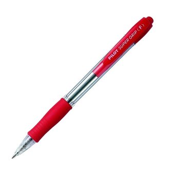 Kuličkové pero Pilot Super Grip, červené