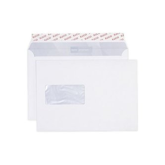 Obálky C5 - okénko vlevo s krycí páskou, 100 ks