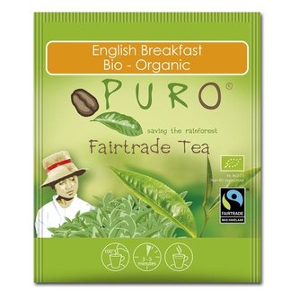Černý čaj Puro - English breakfast,bio,FT, 25x 2 g