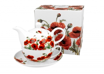 Tea for One Classic poppies 14x16,4 cm