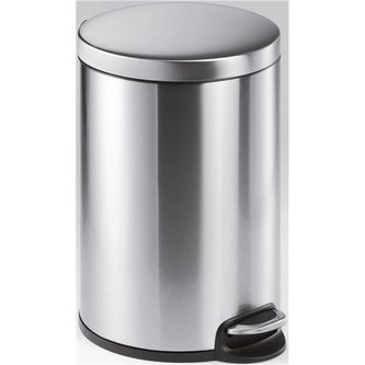 Odpadkový koš Durable, nerezový, 20 l, stříbrný