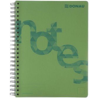 Blok Donau College, A4, čtverečkovaný, zelený