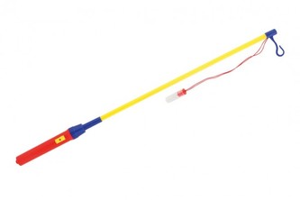 Hůlka k lampionu svítící 50cm na baterie v sáčku karneval