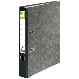 Pákový pořadač Q-Connect A4 5 cm, černý mramor