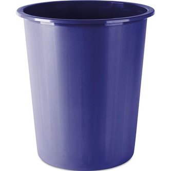 Odpadkový koš Donau, plastový, 14 l, modrý