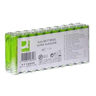 Alkal.baterie Q-Connect-1,5V,LR03,typ AAA,20 ks