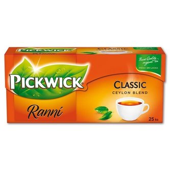 Černý čaj Pickwick Ranní, 25x 1,75 g