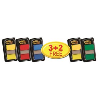 Post it® záložky rozmanité barvy, 25,4 x 43,2 mm