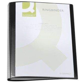 Prez.2krouž.pořadač Q-Connect-A4,hřbet 2,6cm,černý