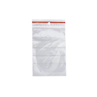 Rychlouzavír.sáčky Q-Connect,8x12 cm,100 ks,pruhy