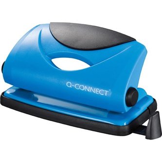 Děrovačka Q-Connect, 10 listů, modrá