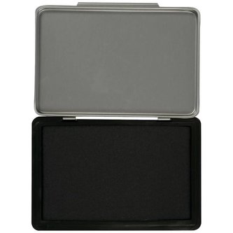 Razítková poduška Q-Connect, černá