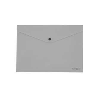 Psaníčko s drukem A5 PASTELINI šedá