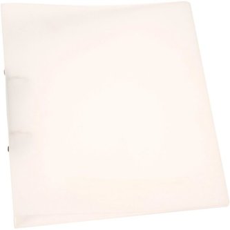 Dvoukroužkový pořadač Q-Connect, A4, 3,4 cm, mléčn