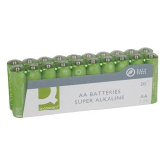 Alkal.baterie Q-Connect-1,5V,LR6,typ AA,eko,20 ks