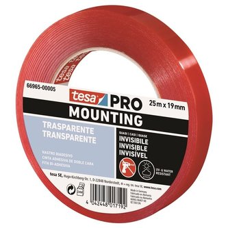 Montážní páska Tesa PRO, transparentní,19 mm x 5 m