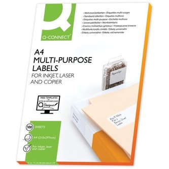 Univerzální etikety Q-Connect-bílé,105x42mm,1400ks
