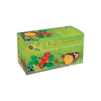 Fair Trade čaj Puro šípek a ibišek, 25x 2 g