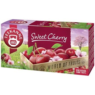Ovocný čaj Teekanne sladká višeň, 20x 2,5 g