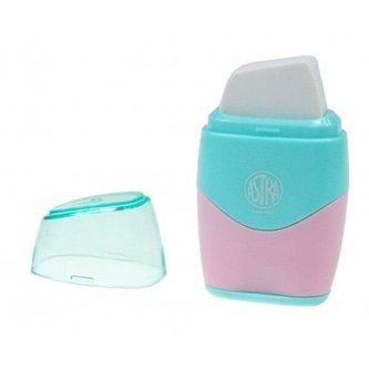 Gumka z temperówką 2w1 pastel ASTRA