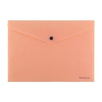 Zakládací pouzdro s drukem Pastelini,A4, meruňkové