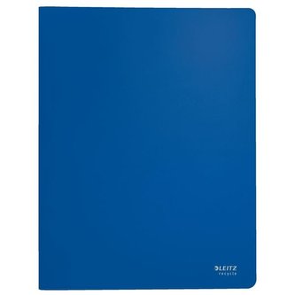 Katalog.kniha Leitz RECYCLE-A4,20 kapes,eko.,modrá