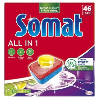 Tablety do myčky Somat - All in 1, 46 ks